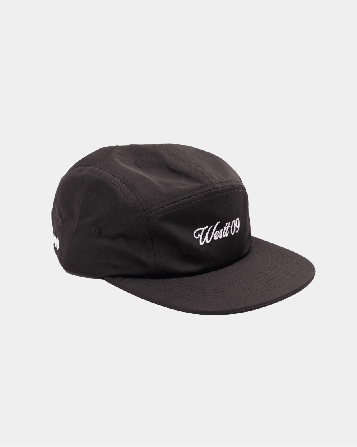 5 Panel Nylon - Black