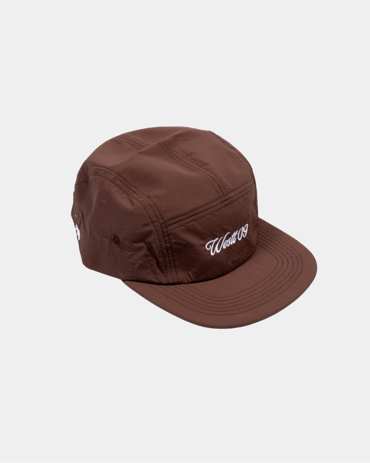 5 Panel Nylon - Brown