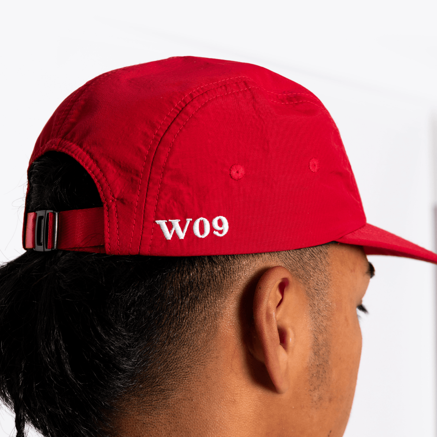 5 Panel Nylon - Red