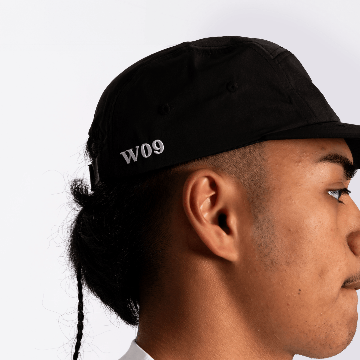 5 Panel Nylon - Black