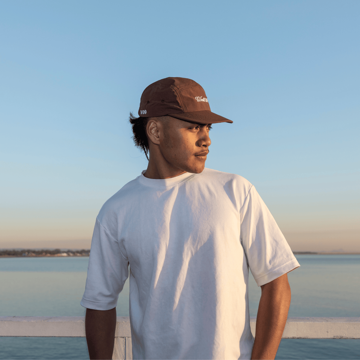 5 Panel Nylon - Brown