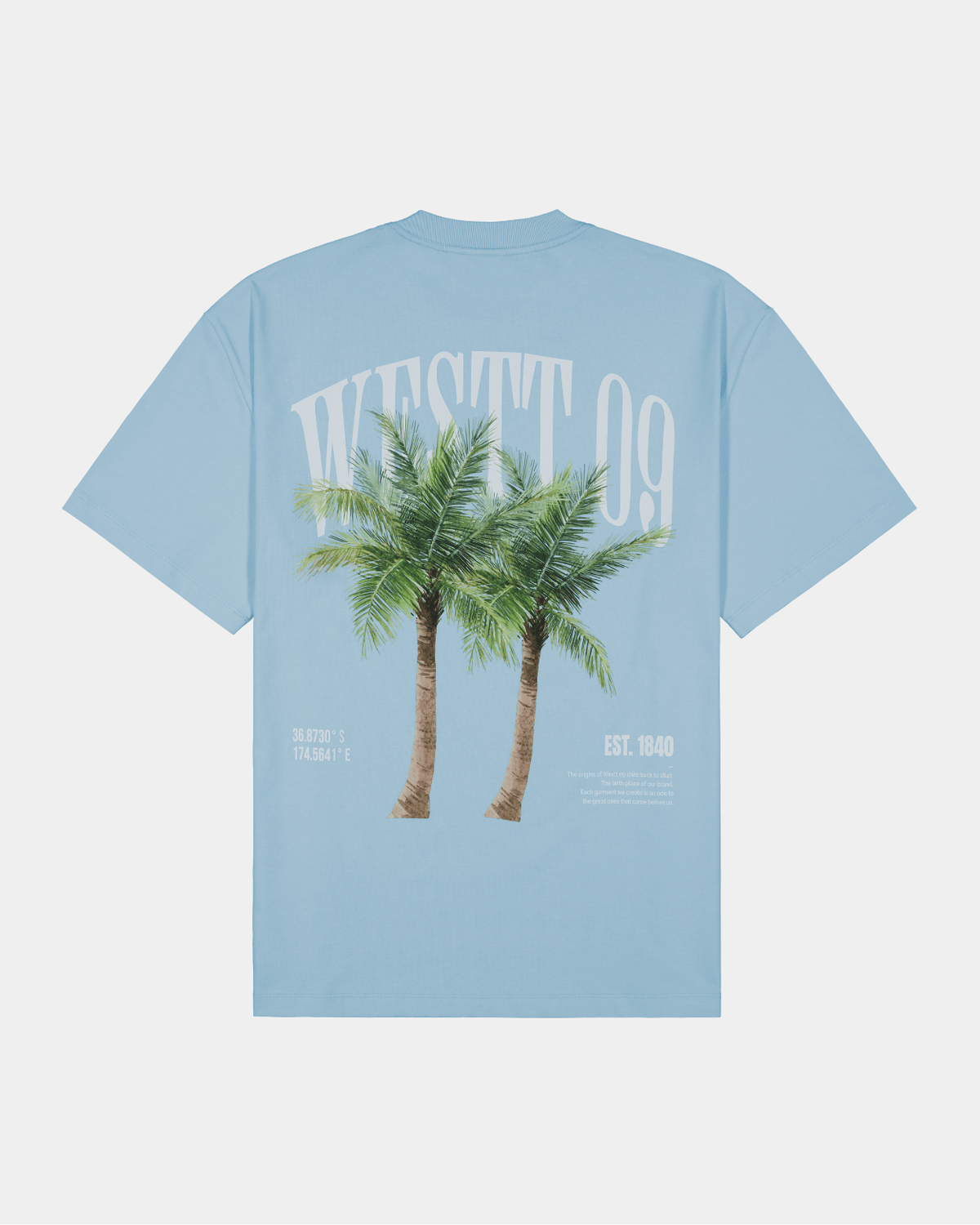 In The Palms - Sky Blue