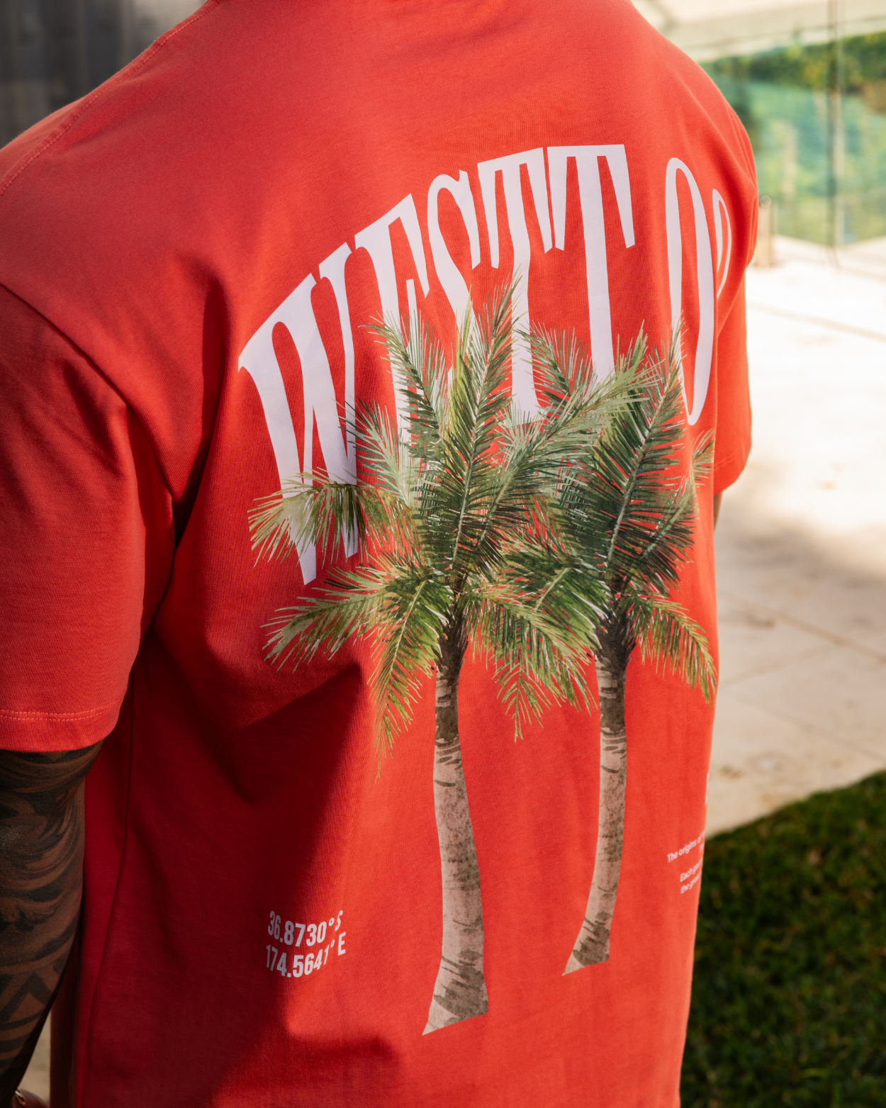 In The Palms - Peach