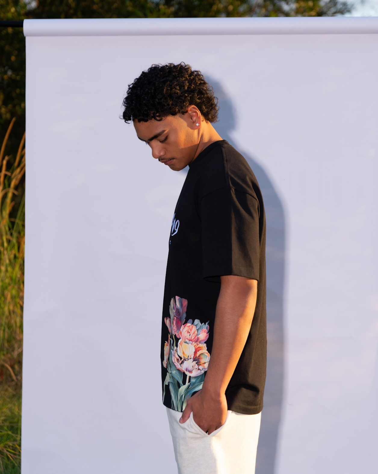 Flower Tee - Black