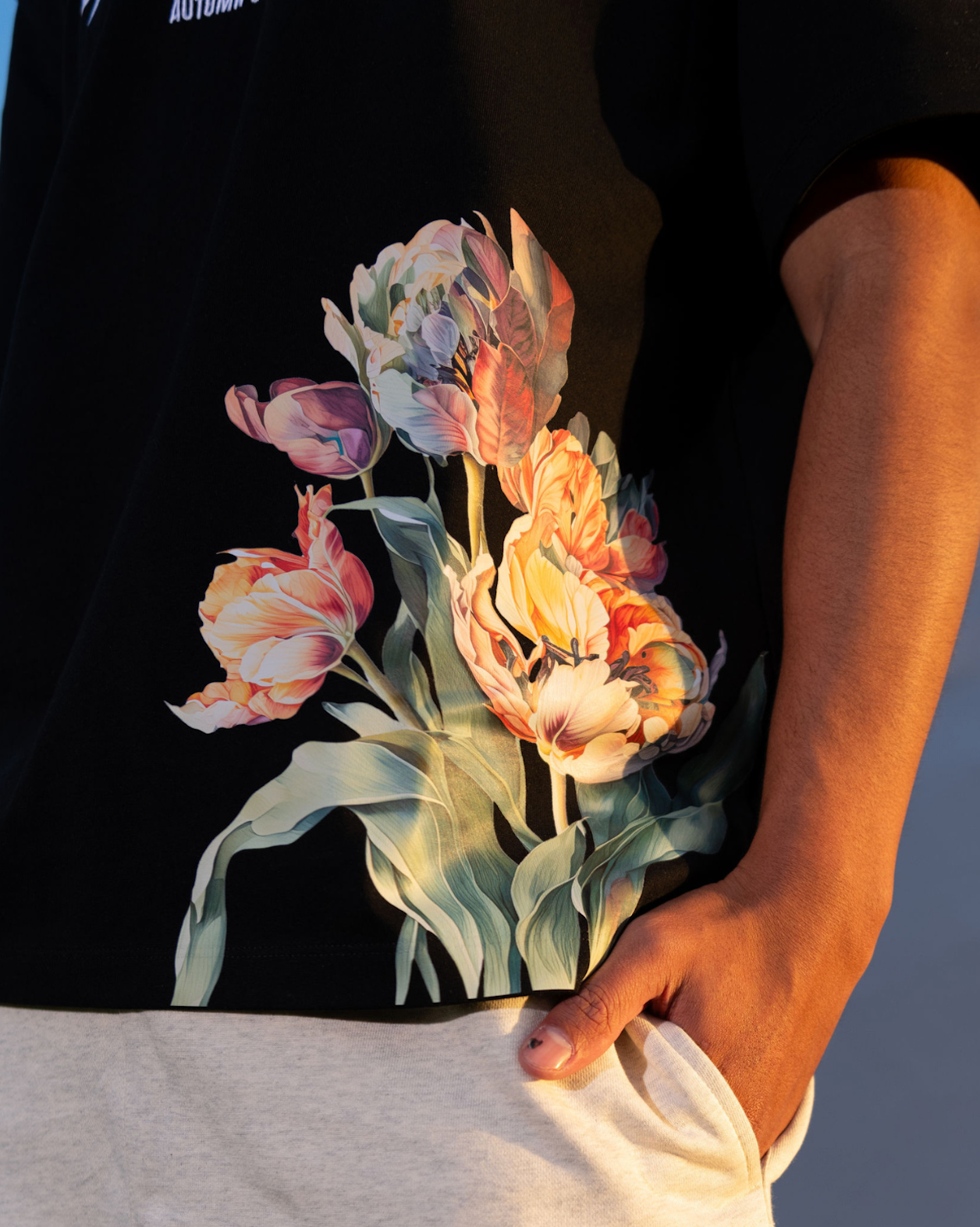 Flower Tee - Black
