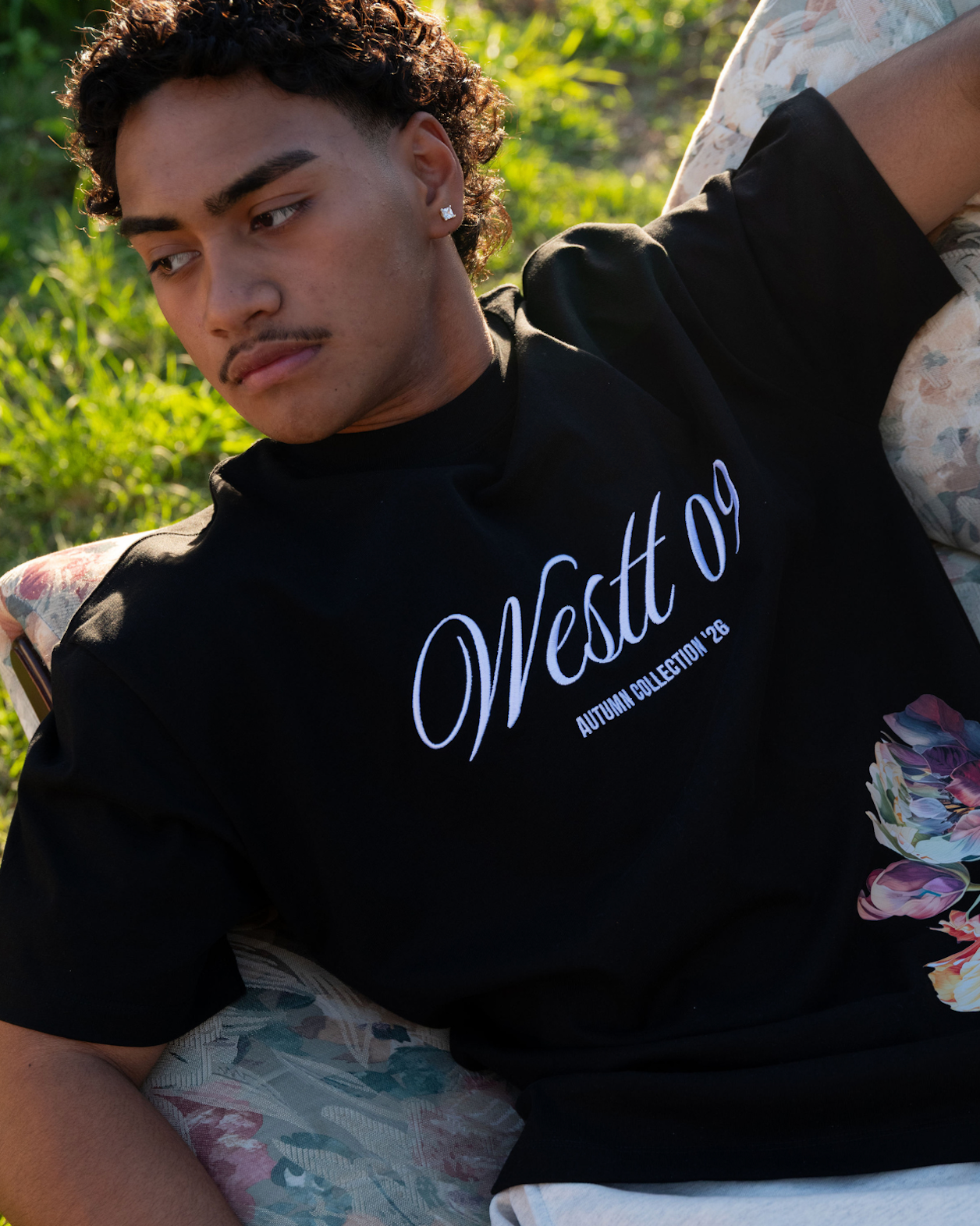 Flower Tee - Black