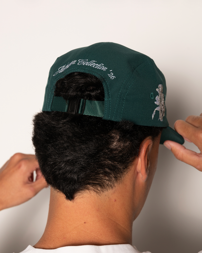 Flower 5 Panel - Green