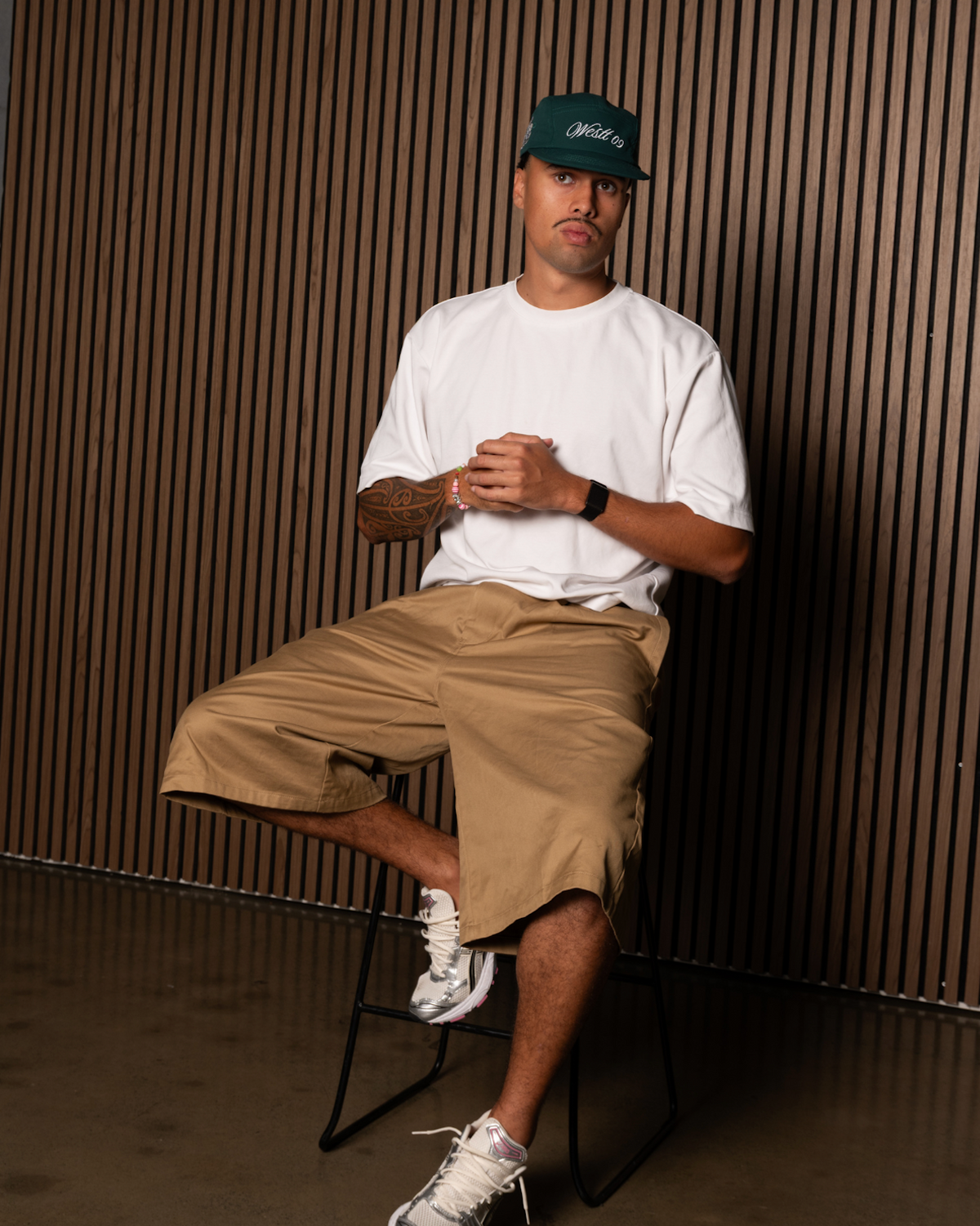 Flower 5 Panel - Green