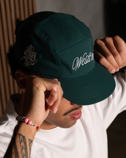 Flower 5 Panel - Green