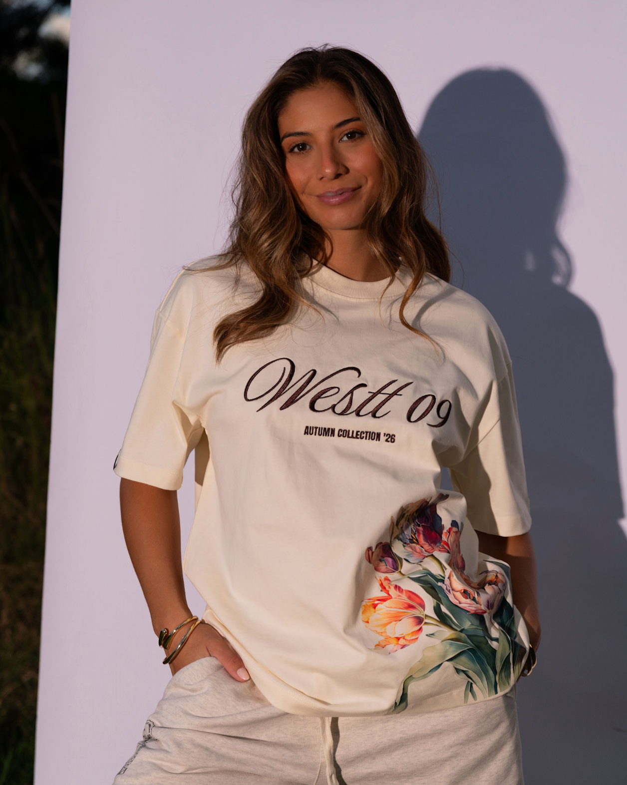Flower Tee - Cream