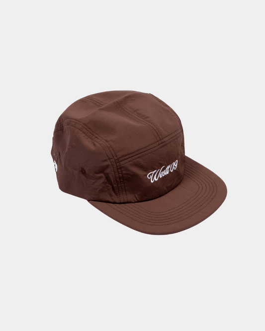 5 Panel Nylon - Brown