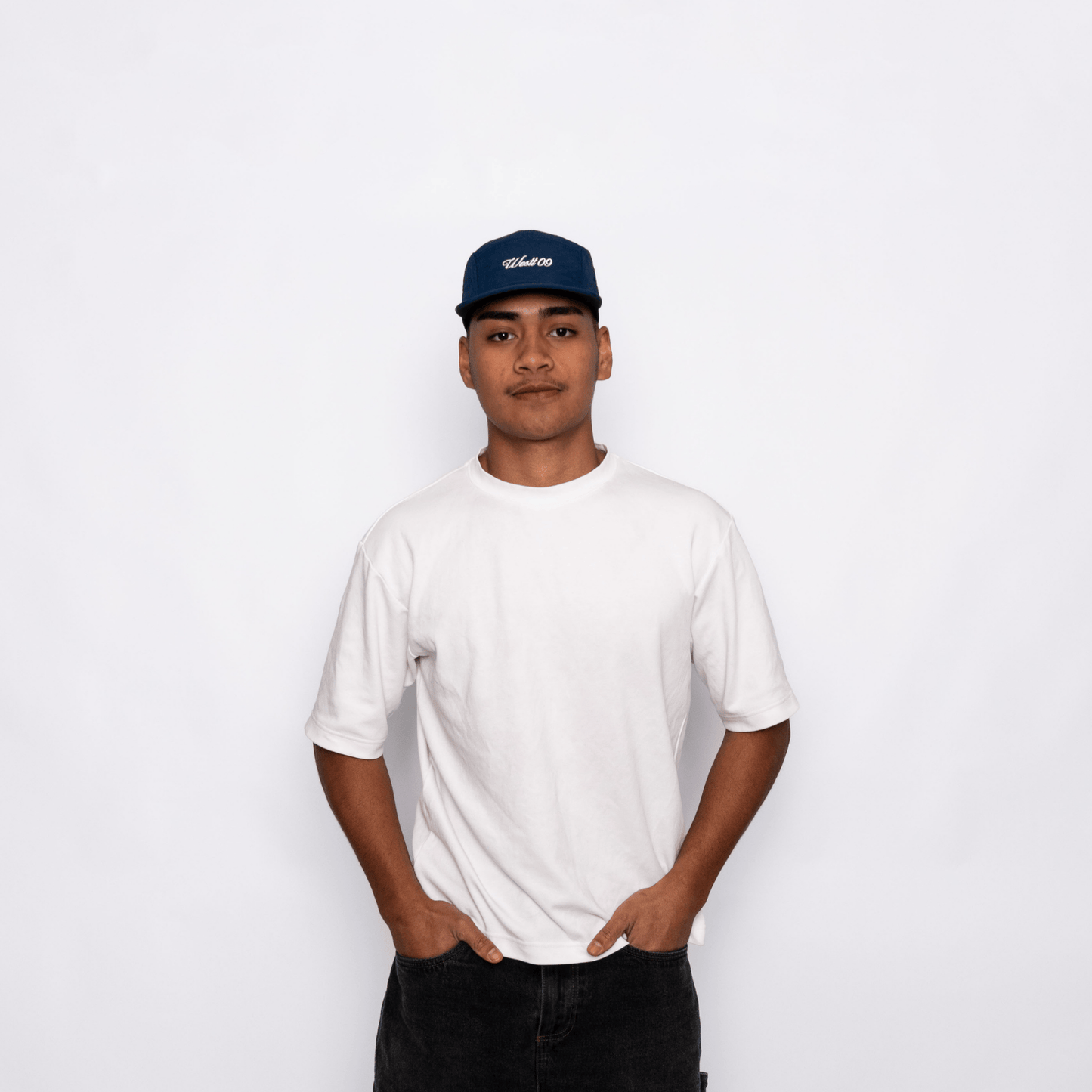 5 Panel Nylon - Navy Blue