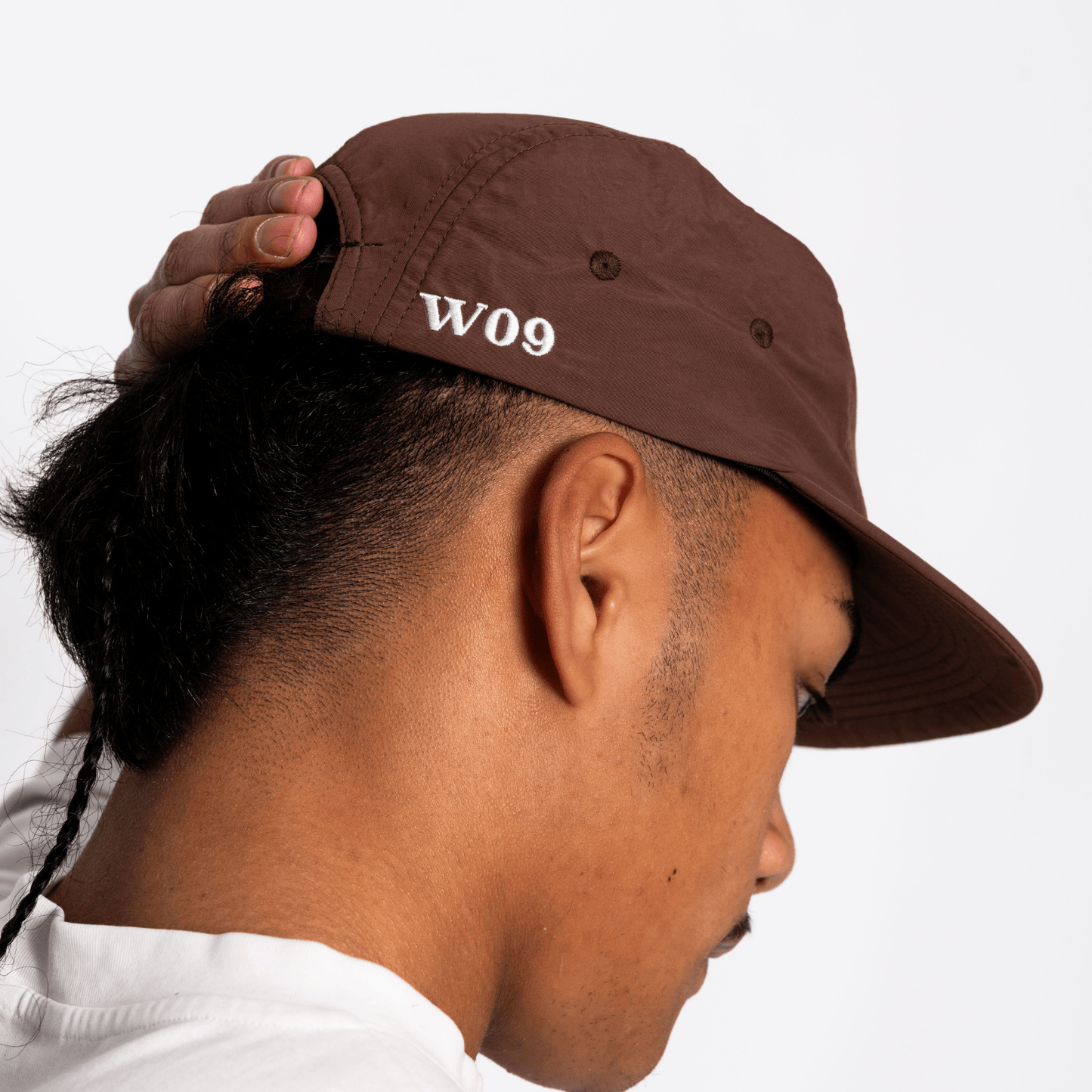5 Panel Nylon - Brown
