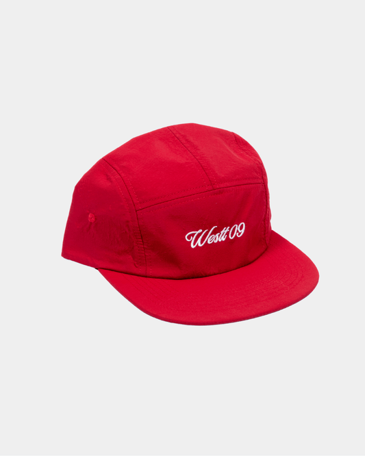 5 Panel Nylon - Red